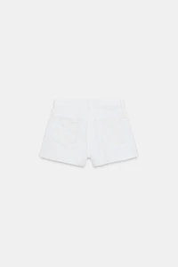 Z1975 MID-RISE EYELET EMBROIDERED SHORTS