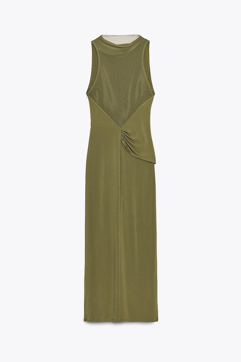 ROBE COMBINÉE DRAPÉE