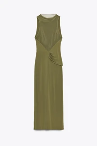 ROBE COMBINÉE DRAPÉE