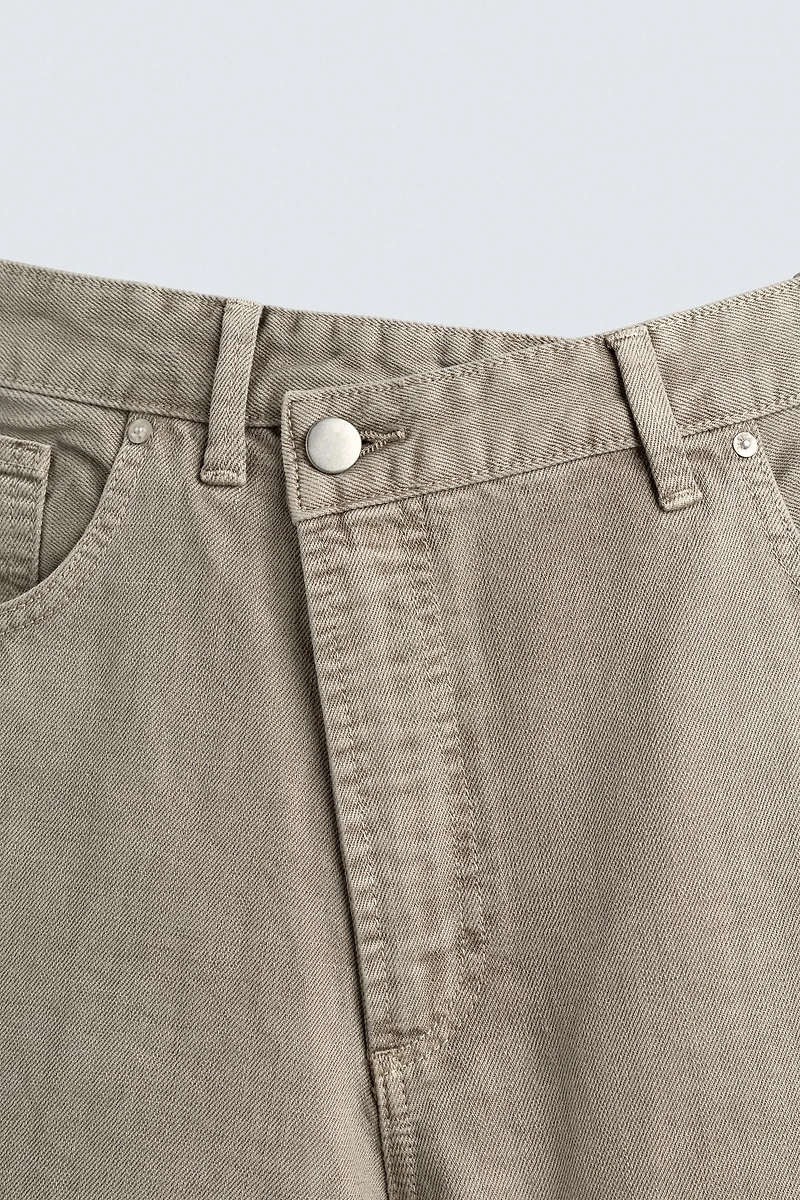RELAXED FIT WRAP CLOSURE PANTS