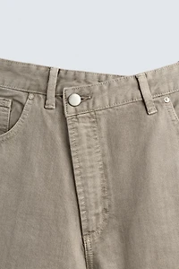 RELAXED FIT WRAP CLOSURE PANTS