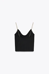 CHAIN STRAP LINGERIE TOP