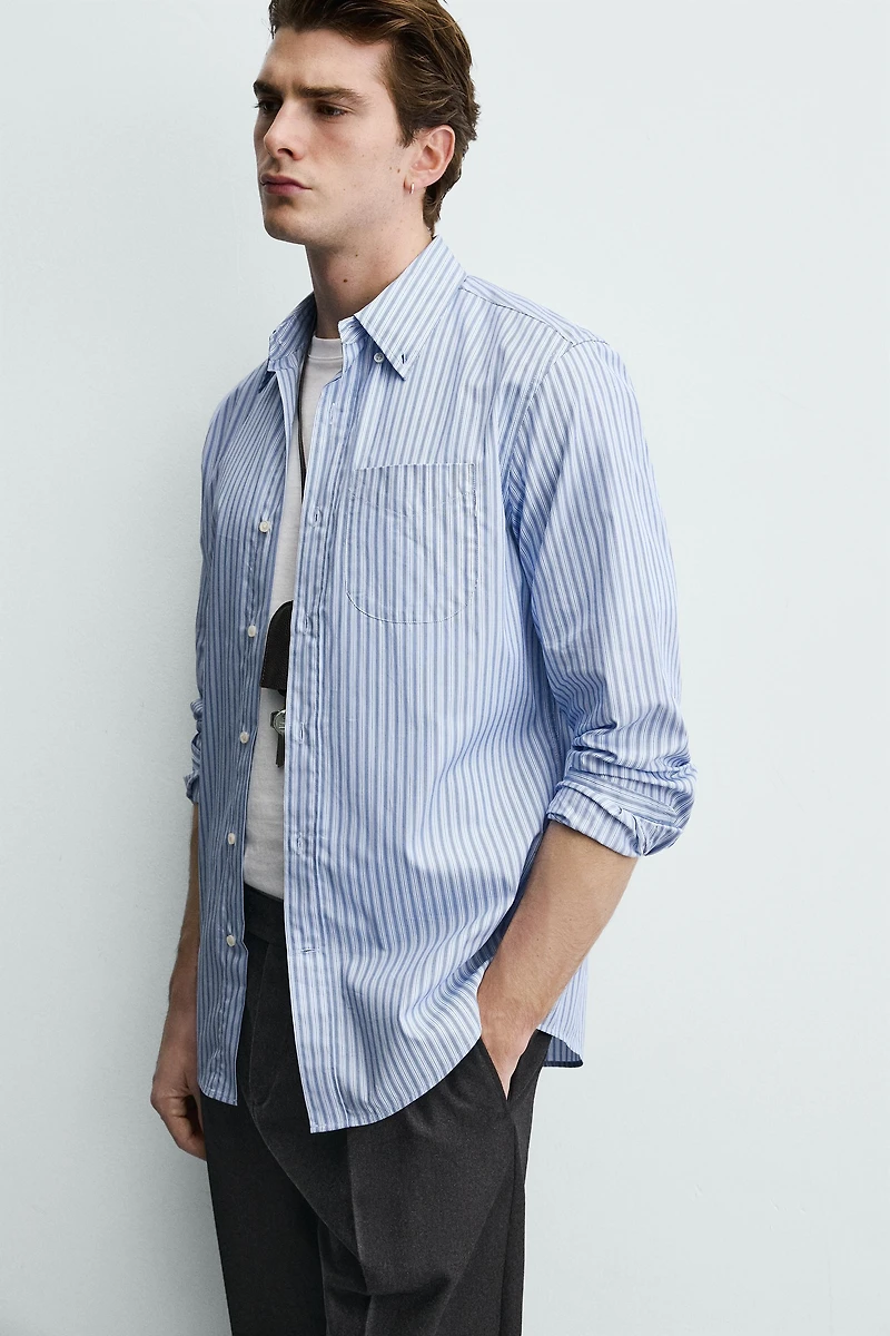 REGULAR FIT STRIPED SHIRT