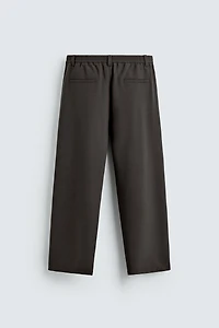 PANTALON PLIS COUPE DÉCONTRACTÉE