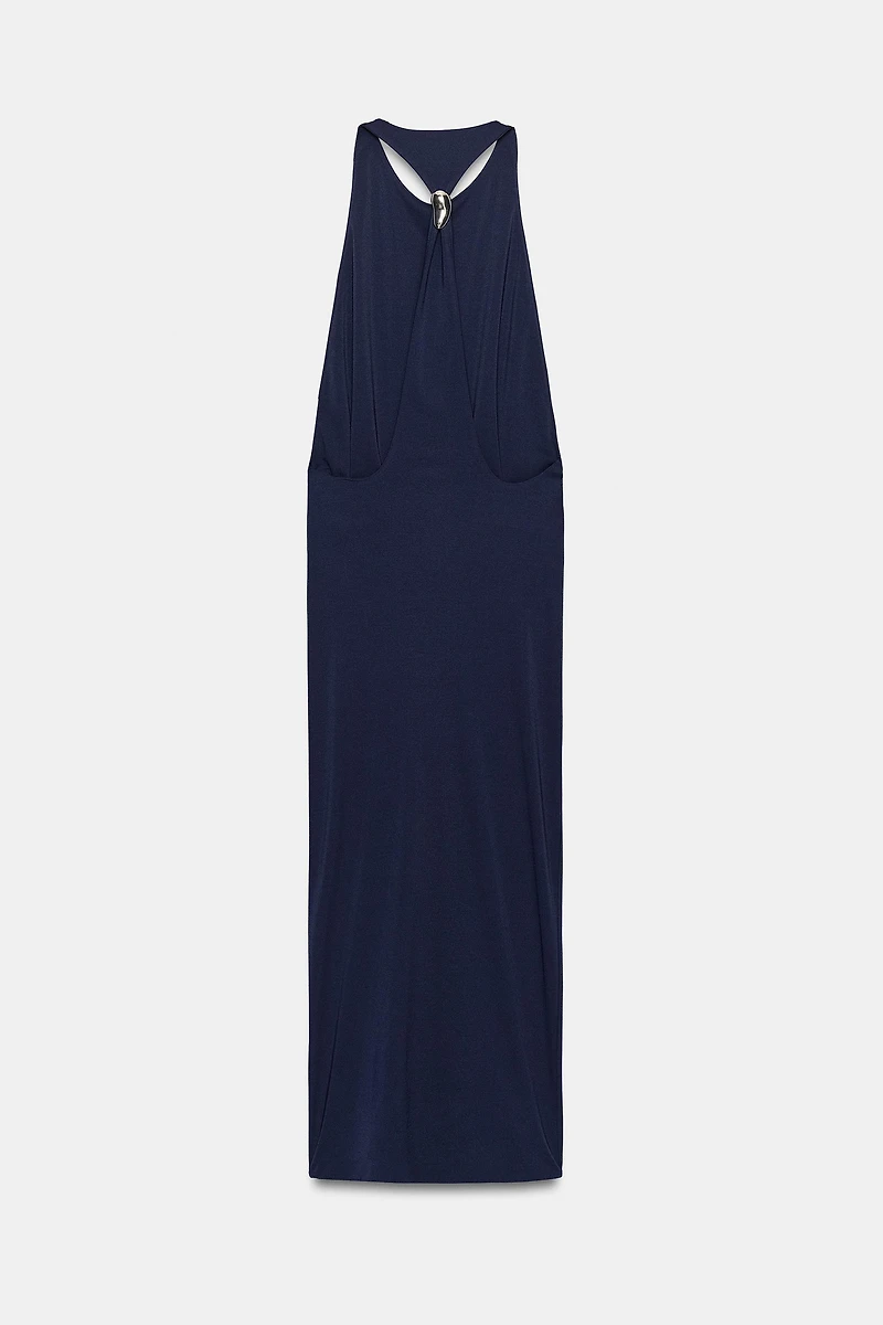 ROBE MI-LONGUE AVEC DÉCOR