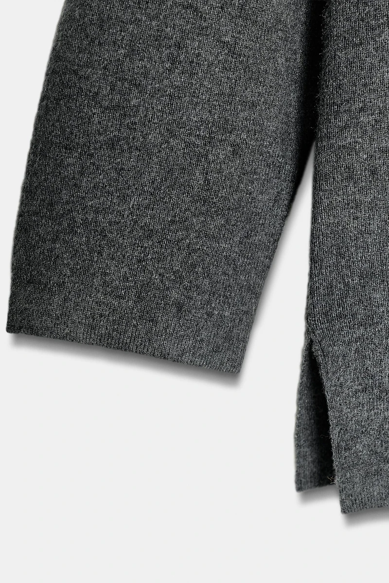 SOFT FEEL PLAIN KNIT JUMPER