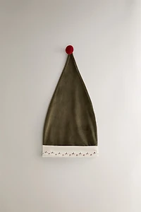CHILDREN'S CHRISTMAS ELF HAT
