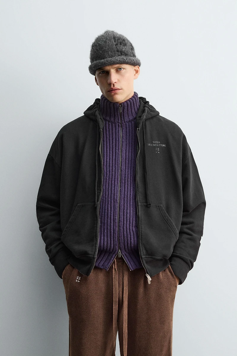 HOODIE WITH ZIPPER X SR_A