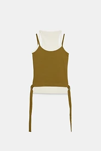 DOUBLE CONTRAST EFFECT TOP