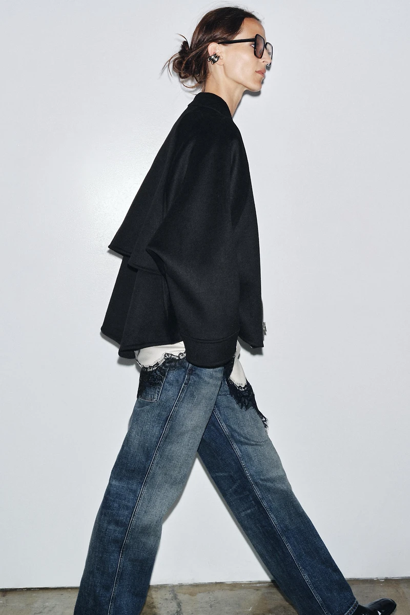 ZW COLLECTION WOOL JACKET WITH ZIP