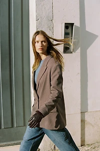 GANTS MATIÈRE SYNTHÉTIQUE EFFET FOURRURE