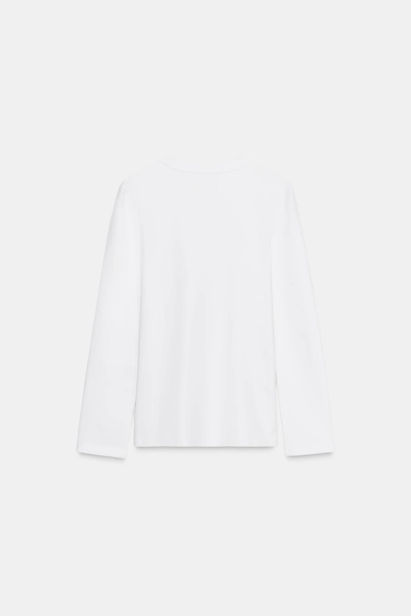 T-SHIRT À MANCHES LONGUES INTERLOCK