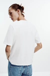 FLORAL VOLUME T-SHIRT