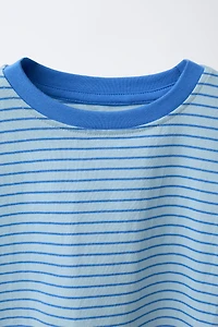 THREE-PACK OF STRIPED AND SOLID T-SHIRTS