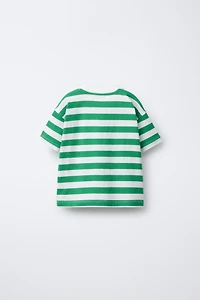 STRIPE PRINT T-SHIRT