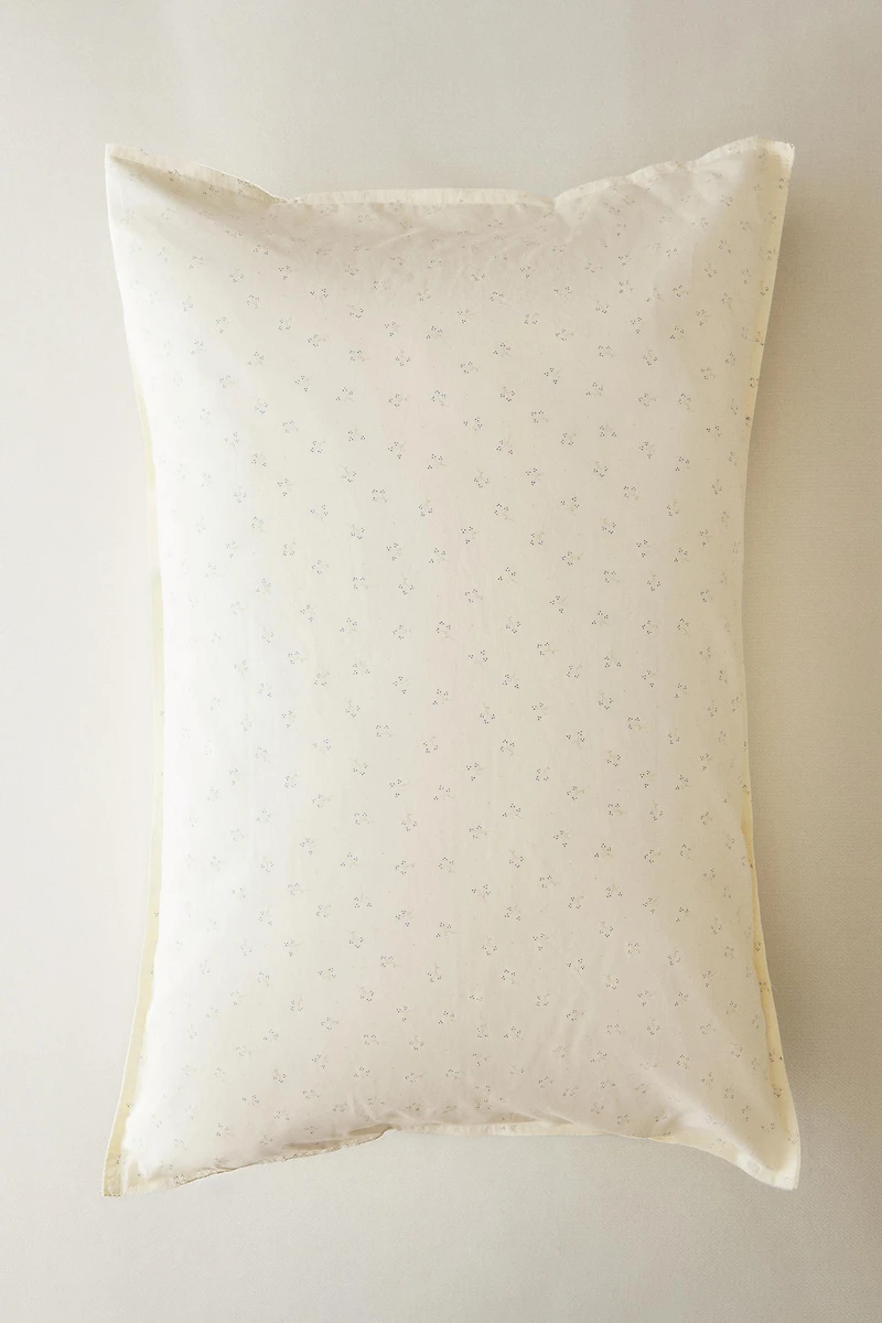 TAIE D’OREILLER ENFANT COTON MINIFLEUR