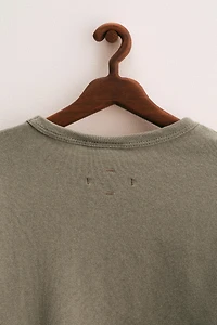 ZARA TIMELESS - T-SHIRT UNIE EN COTON