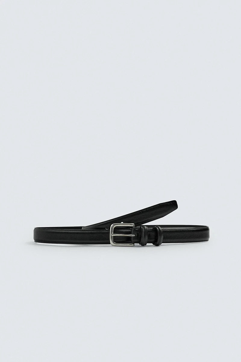 NARROW LEATHER BELT