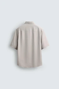 CHEMISE FLUIDE RELAXED FIT À POCHES