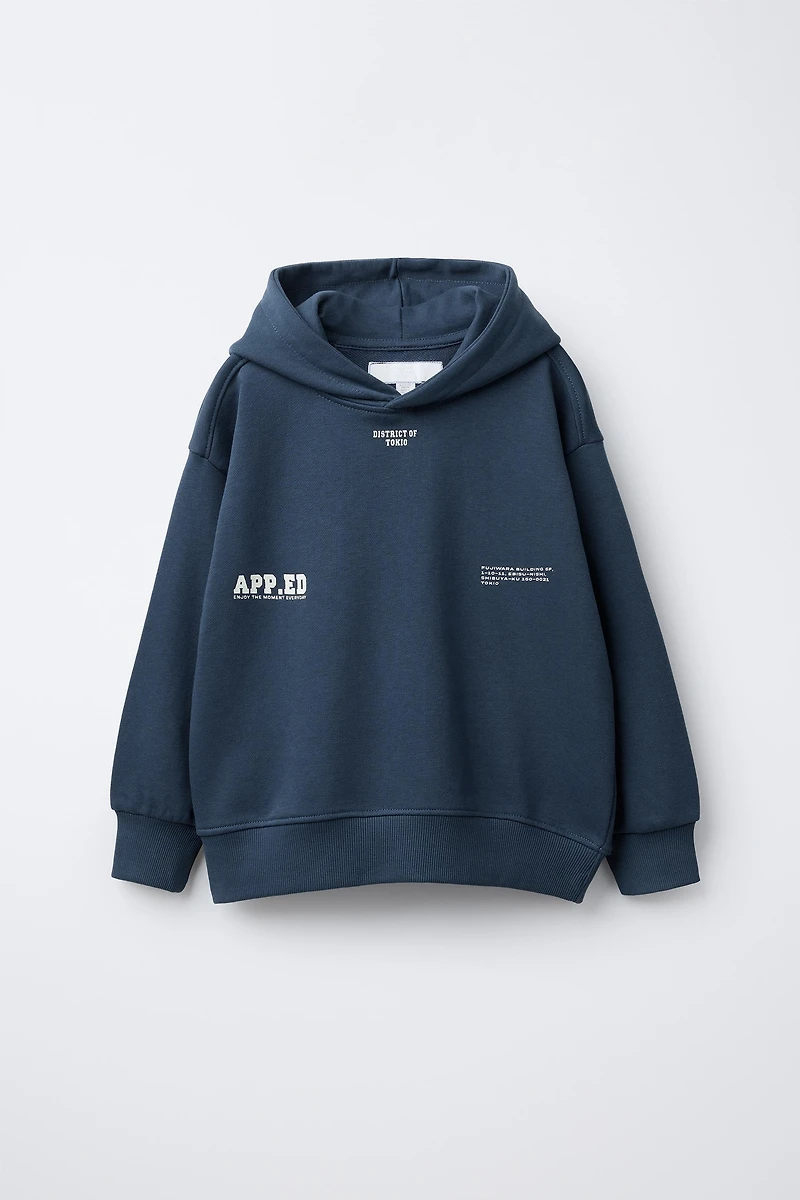 ENSEMBLE SWEAT À CAPUCHE ET PANTALON DE JOGGING INSCRIPTION