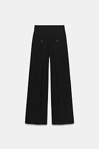 HIGH-WAISTED WIDE LEG PANTS