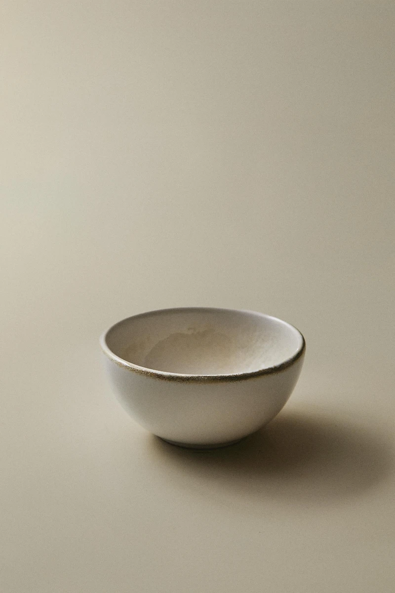 ECRU STONEWARE MINI BOWL