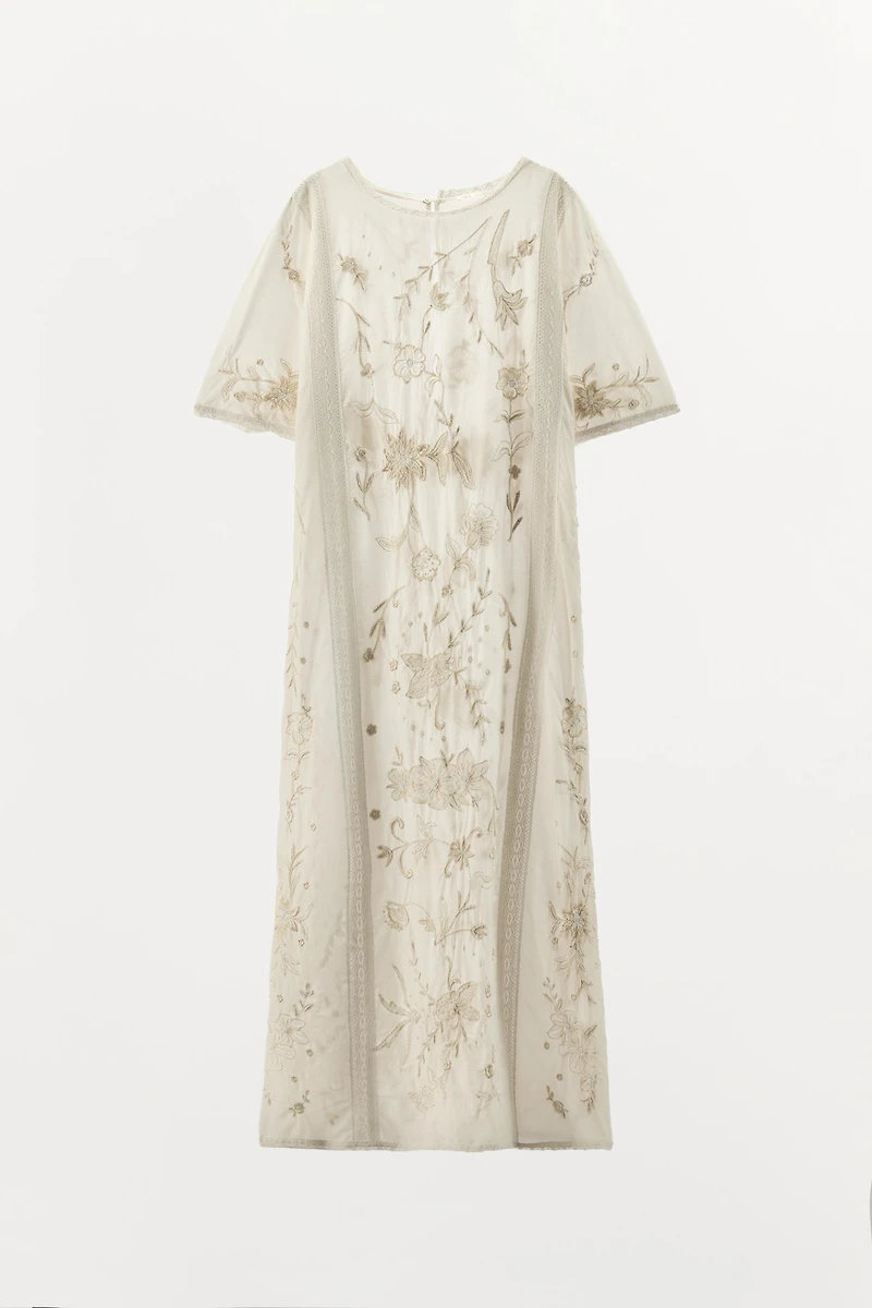 ROBE BRODERIES FANTAISIE ÉDITION LIMITÉE
