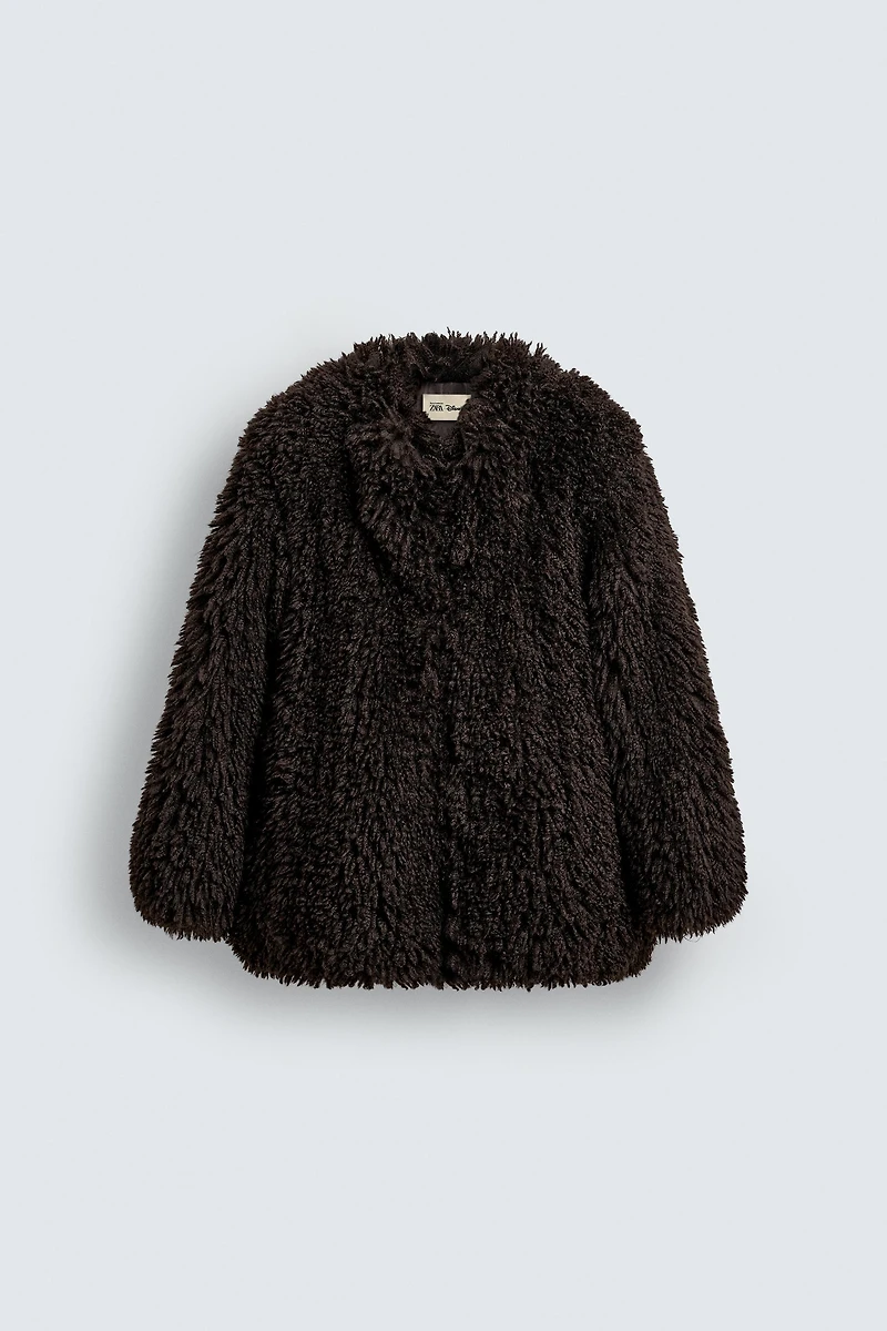 OVERSIZE FIT FAUX FUR COAT HARRY LAMBERT FOR ZARA X DISNEY