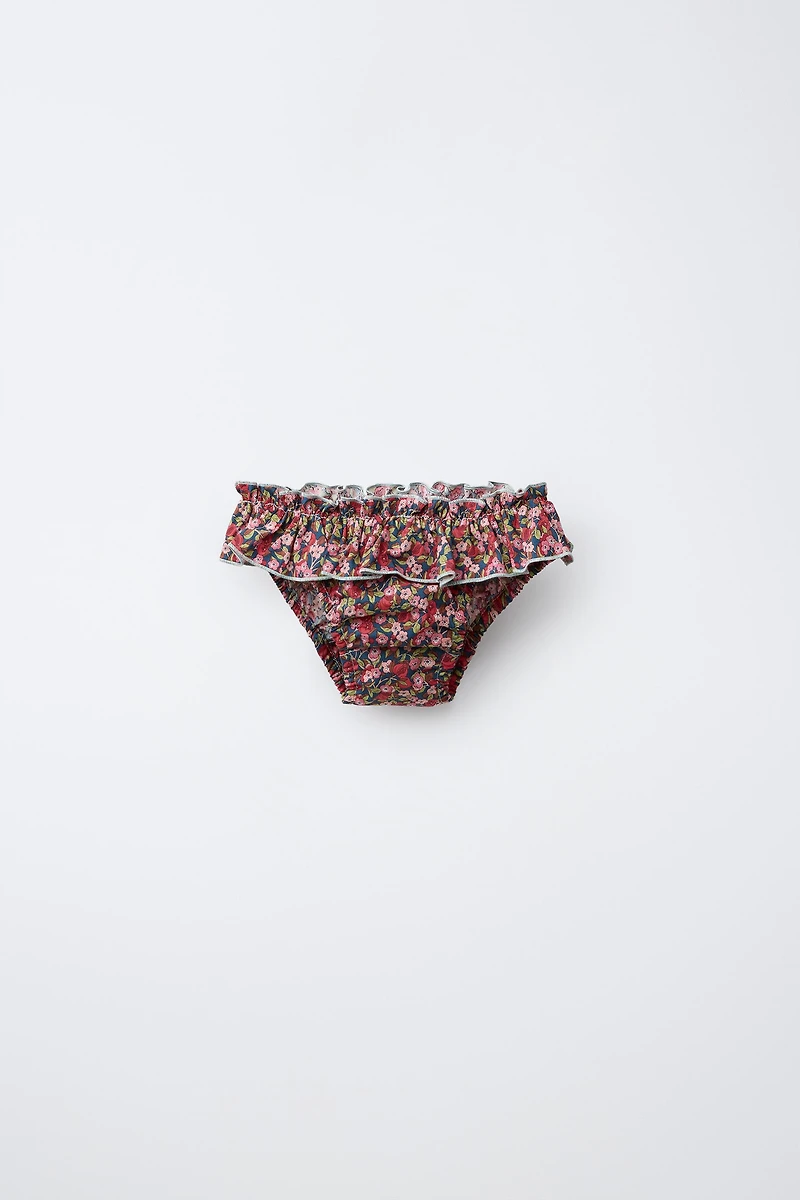 2-6 YEARS/ FLORAL SWIM BOTTOMS MADE WITH LIBERTY FABRIC
