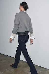 PULL CACHEMIRE ET LAINE MANCHES LONGUES