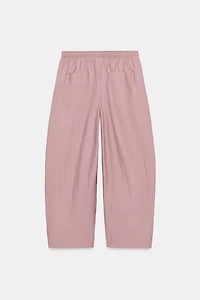 BARREL PANTS WITH ELASTIC WAIST