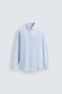 TEXTURED STRIPED SHIRT