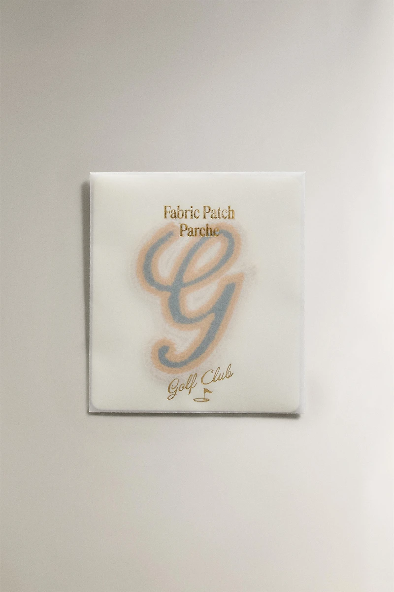 COTTON LETTER G PATCH