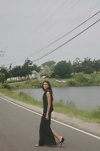 OPEN BACK MAXI DRESS