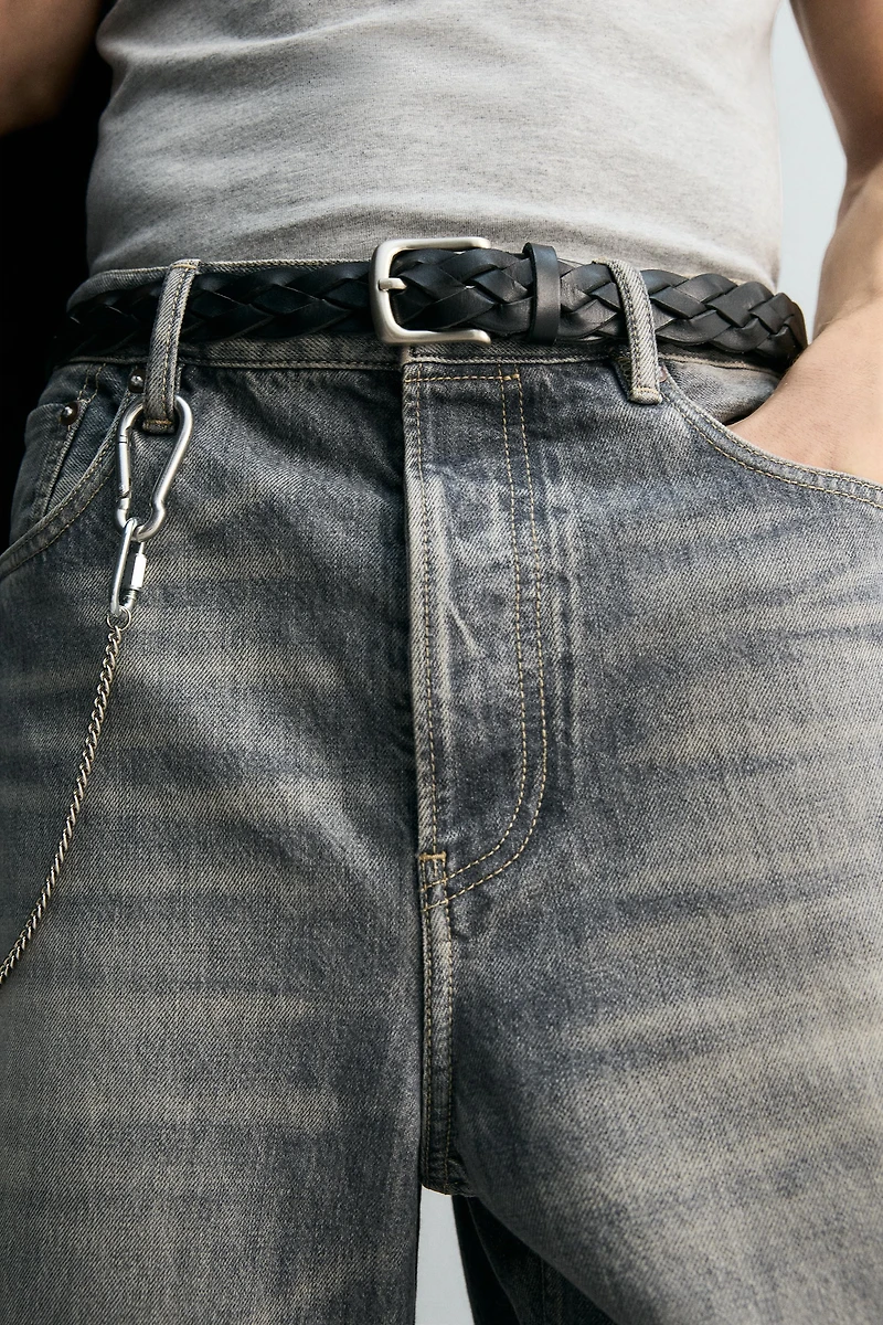 LIMITED EDITION BRAIDED LEATHER BELT