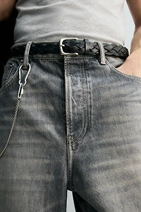 LIMITED EDITION BRAIDED LEATHER BELT