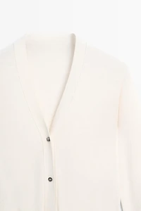 Silk blend bodysuit with button details - STUDIO