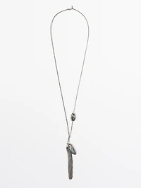 Contrast ceramic necklace