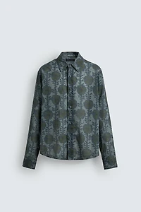 RELAXED FIT FLORAL PRINT SHIRT