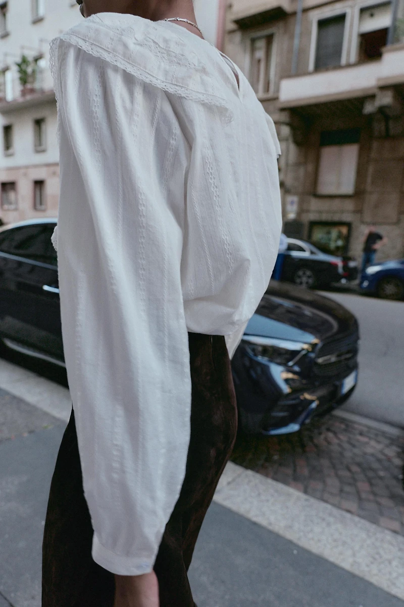 ROMANTIC RUFFLED SHIRT