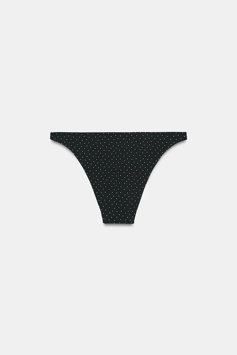 POLKA DOT PRINT BIKINI BOTTOMS