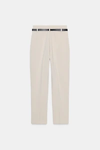 PANTALON TAILLE HAUTE CEINTURE