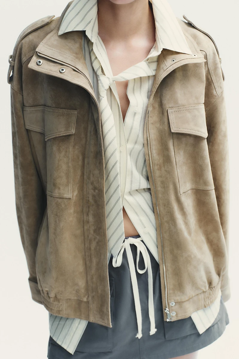 VESTE EN DAIM