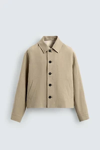SURCHEMISE COURTE 100% LIN