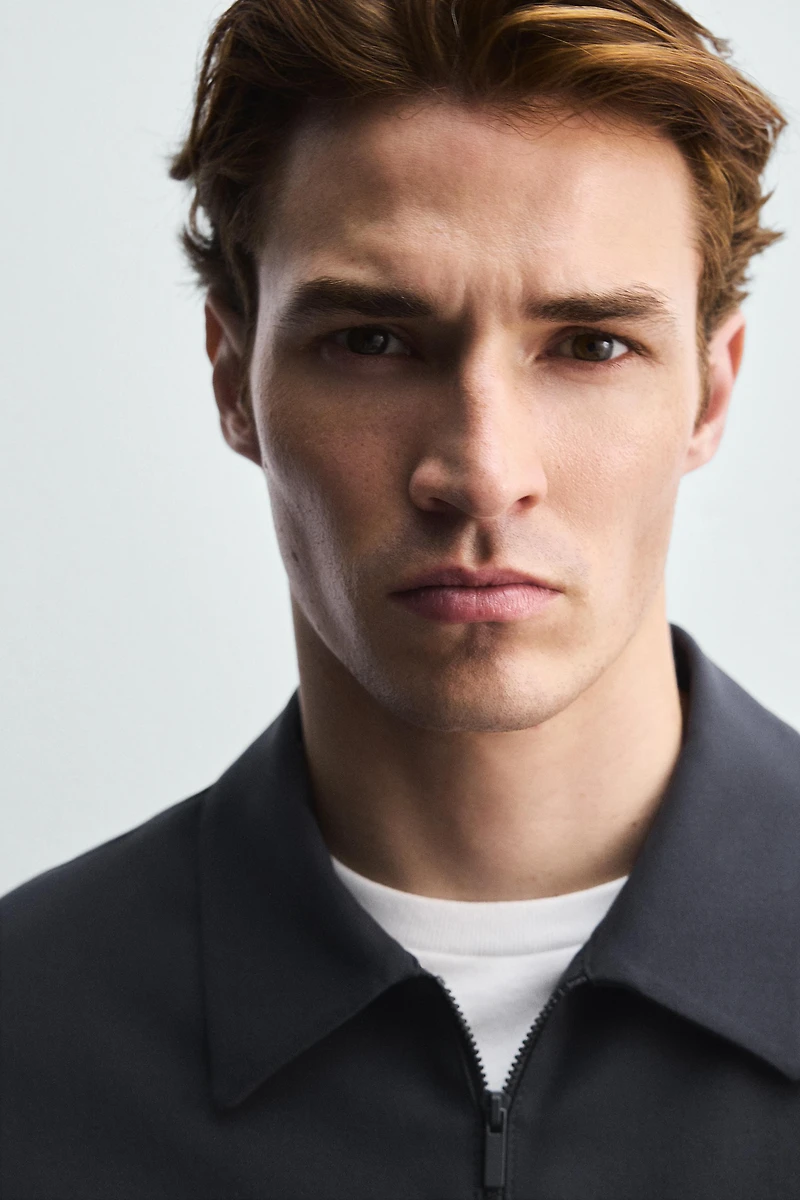 CHEMISE POLO AVEC VISCOSE