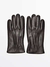Gants en cuir finition nappa