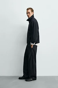 METALLIC FIREMAN CLASP DENIM JACKET