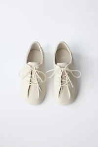 LEATHER DERBY SHOES
