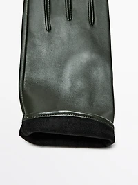 Nappa leather gloves