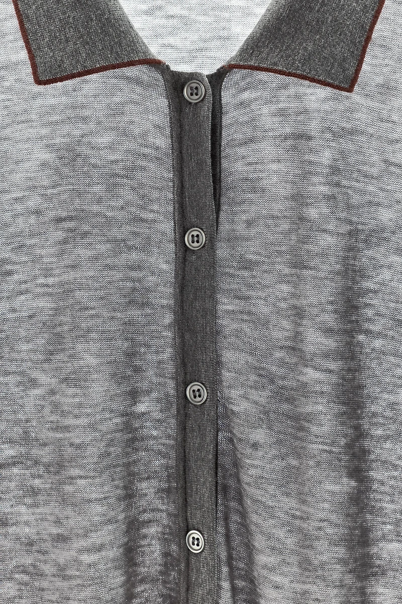 100% WOOL POLO JACKET